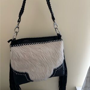 Stylish Black and White Women's Bag